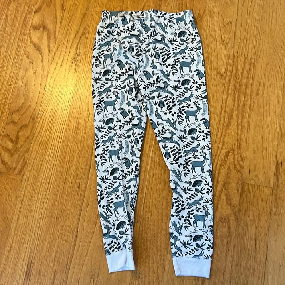 Roller rabbit blue woodland animals pajama bottom size 12